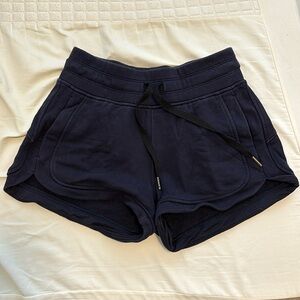 Navy Lululemon Lounge Shorts